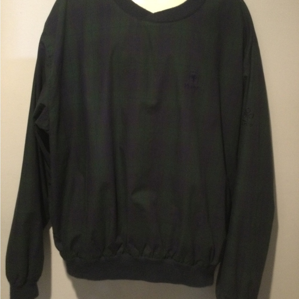 PROQUIP MENS LINED PULLOVER WINDBREAKER BLACK WATCH PLAID MID PINES LOGO XXL